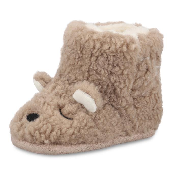 totes toasties® Toddler Booties Natural Extra Image 3